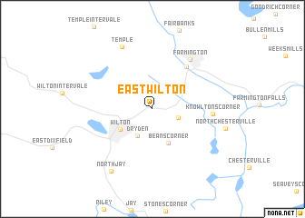 map of East Wilton