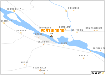 map of East Winona