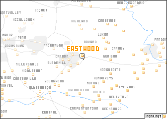 map of Eastwood