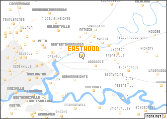 map of Eastwood