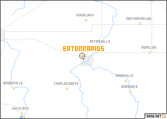 map of Eaton Rapids