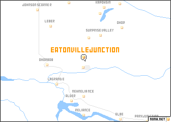 map of Eatonville Junction