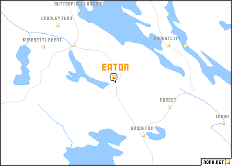 map of Eaton