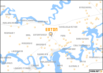 map of Eaton