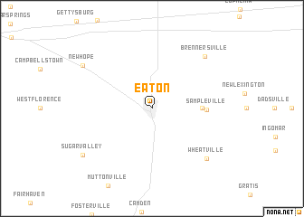 map of Eaton