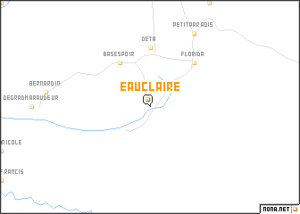 map of Eau Claire