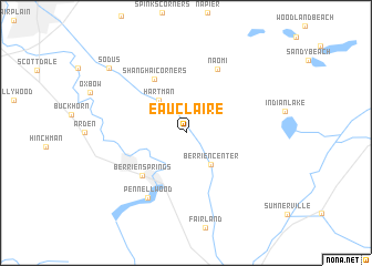 map of Eau Claire