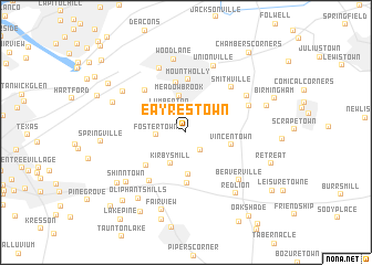 map of Eayrestown