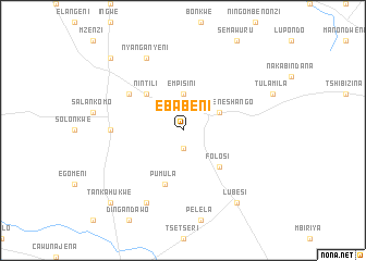 map of Ebabeni