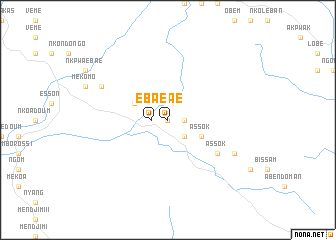 map of Ebaé
