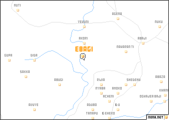 map of Ebagi