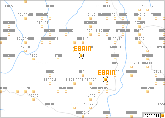 map of Ebaiñ