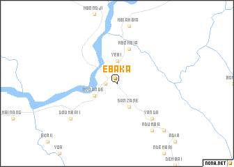 map of Ebaka