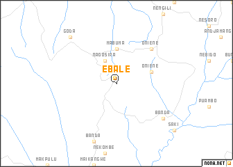 map of Ebale