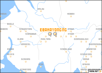 map of Ebamayong