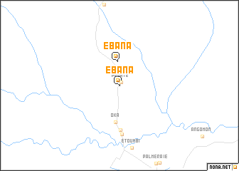 map of Ebana