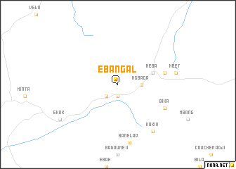 map of Ebangal