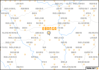 map of Ébanga