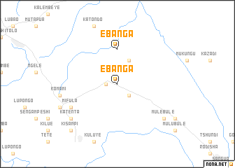 map of Ebanga