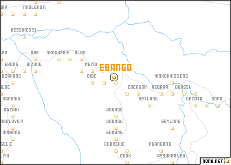 map of Ebango