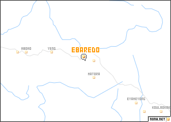 map of Ebaredo