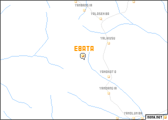 map of Ebata