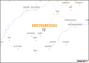 map of Ebazogbenugu