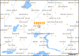 map of Ebbarp