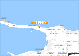 map of Ebbeløkke