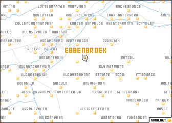 map of Ebbenbroek