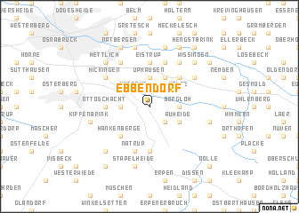 map of Ebbendorf