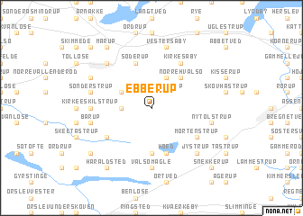 map of Ebberup