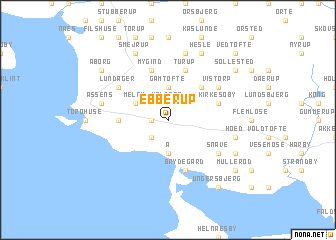 map of Ebberup