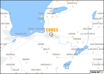 map of Ebbes