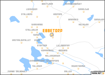 map of Ebbetorp