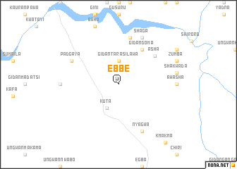 map of Ebbe