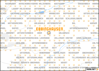 map of Ebbinghausen