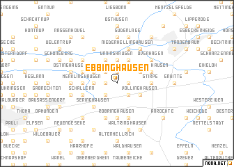 map of Ebbinghausen