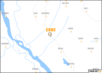 map of Ebbo