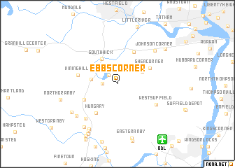 map of Ebbs Corner