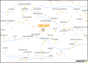 map of Ebchīn