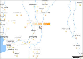 map of Ebcor Town