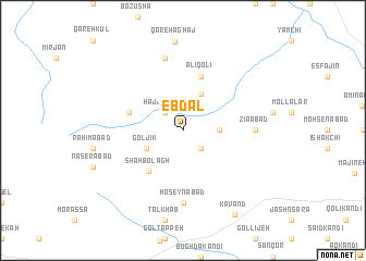 map of Ebdāl