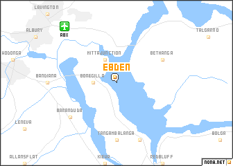 map of Ebden