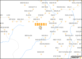 map of Ebeba II