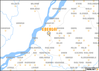 map of Ébebda I