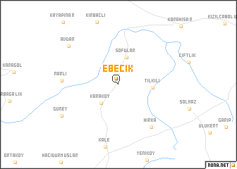 map of Ebecik