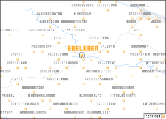 map of Ebeleben