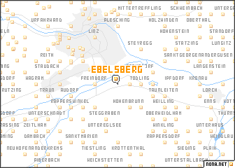 map of Ebelsberg