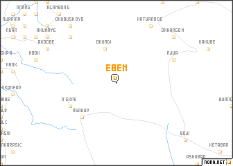 map of Ebem